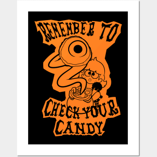 Pumpkin: Check Your Candy, Orange Posters and Art